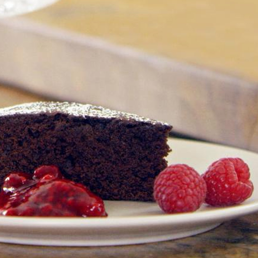 Chocolate Cake with Raspberry