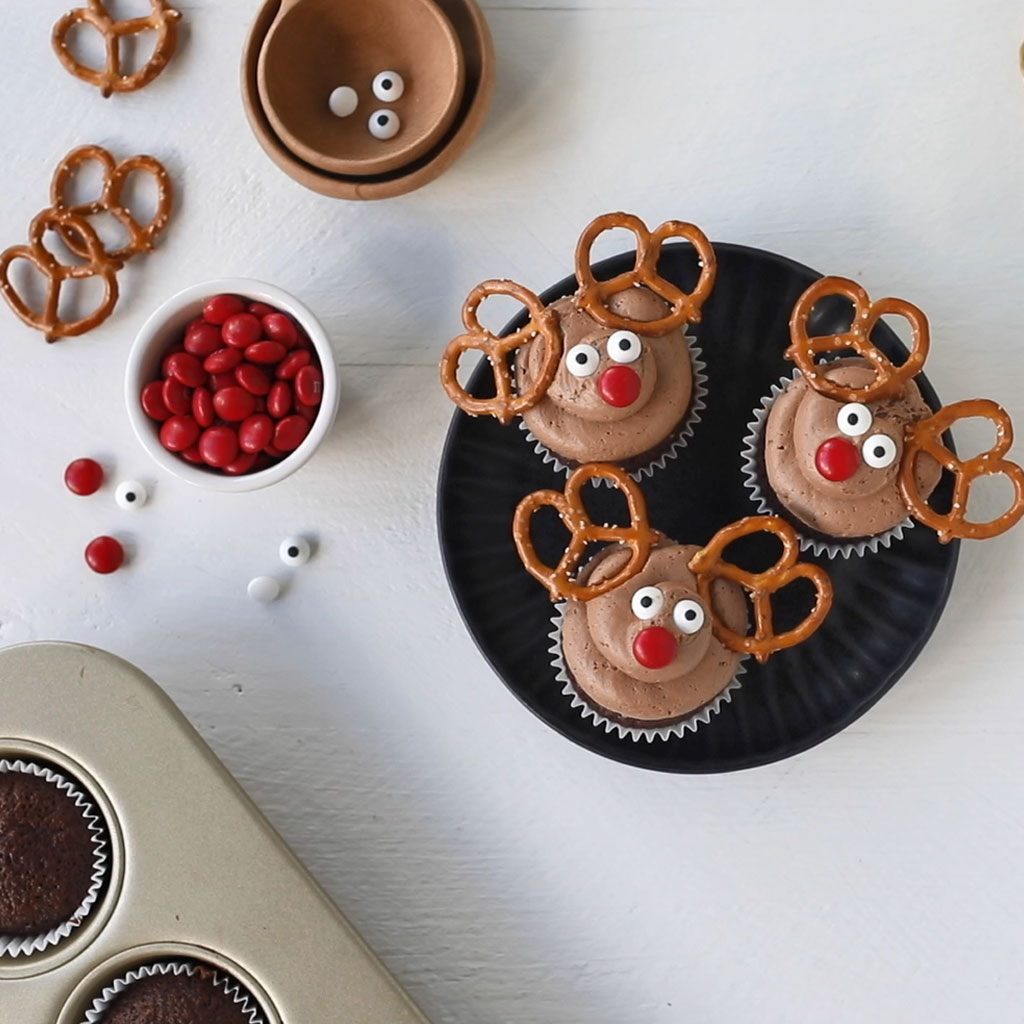 Petits Gâteaux au Chocolat du Renne au Nez Rouge